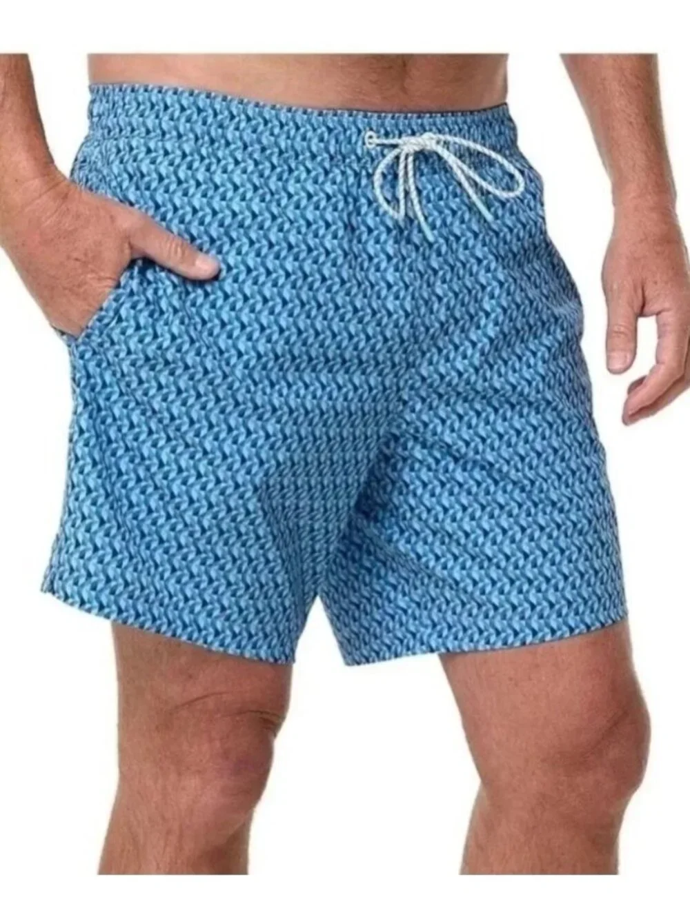 NWT Bonobos Swim Shorts Men's XL Blue UPF 50+ Quick Dry 4-Way Stretch